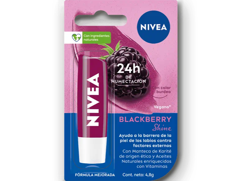Bálsamo Labial Humectante Blackberry Shine
