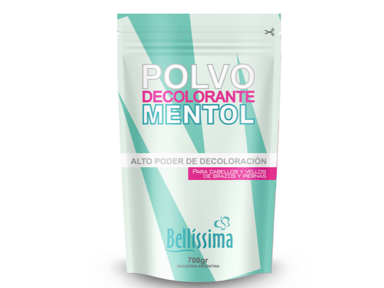 Polvo Decolorante - Mentol Bellissima 700g