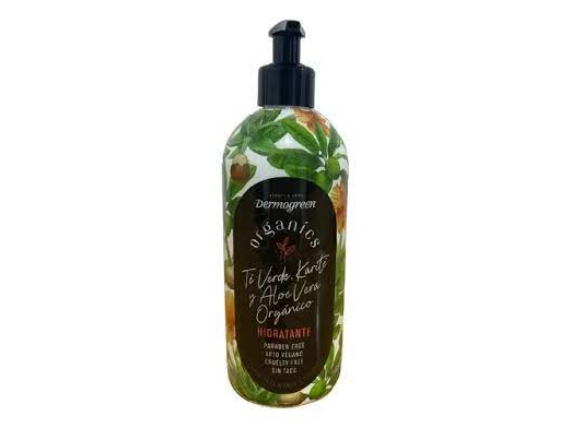 Leche Hidratante Té Verde, Karité y Aloe Vera 500ml