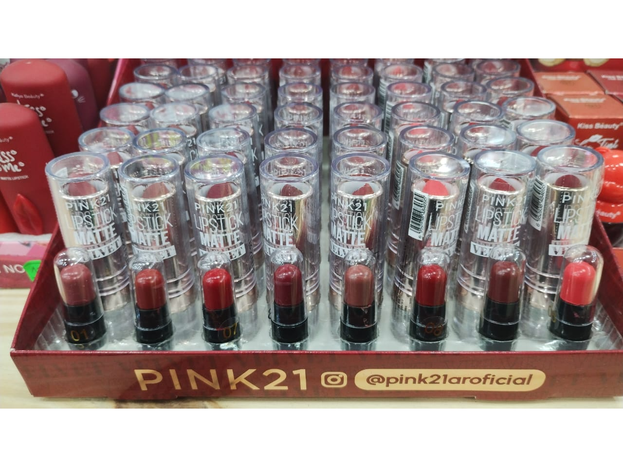 LABIAL PINK 21 EN BARRA
