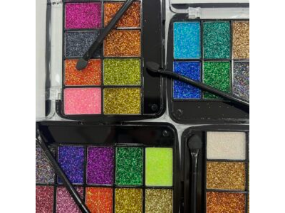 sombra gliters por 10 colores