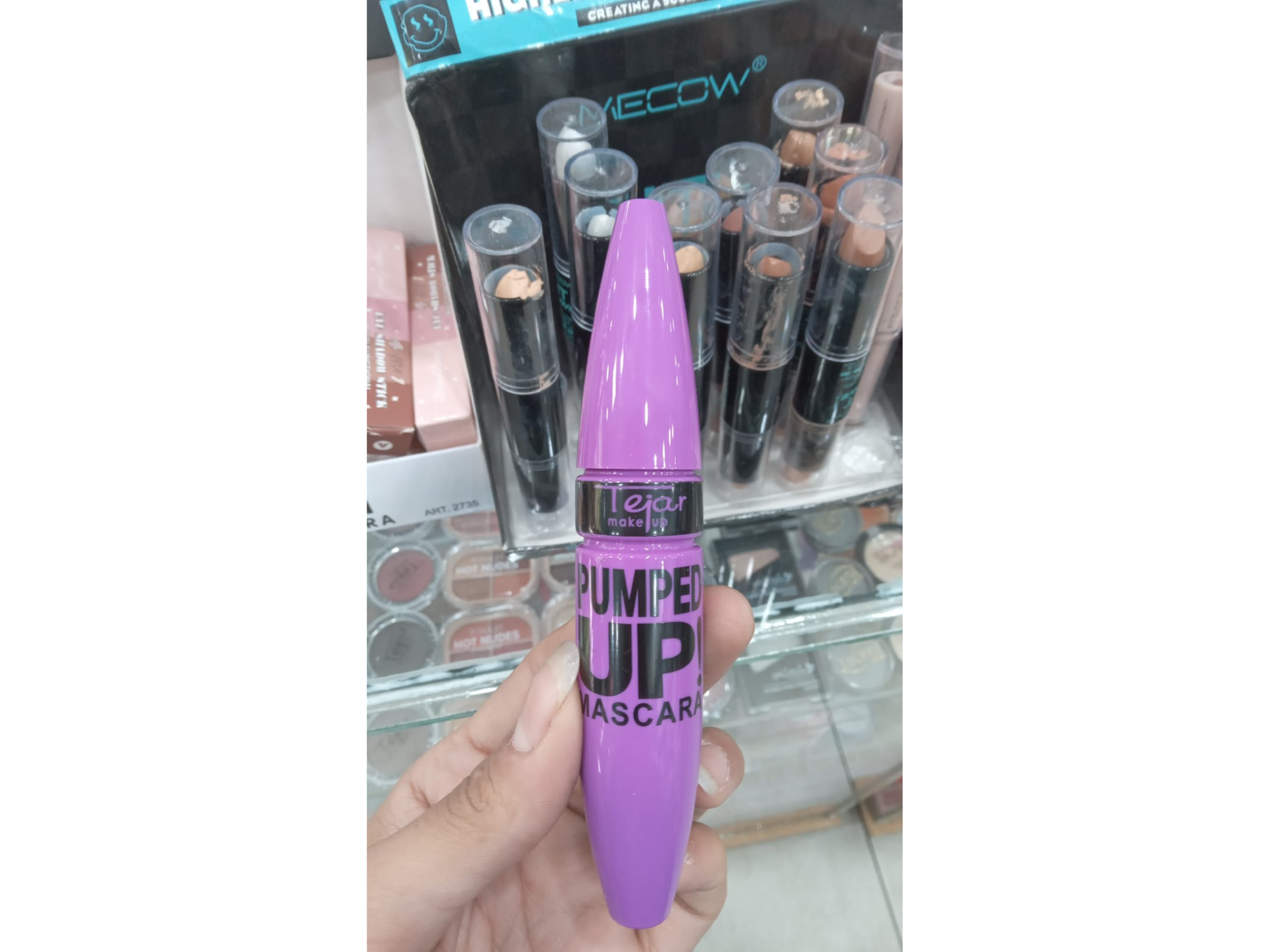 Mascara Pumped Up Tejar - Negro.