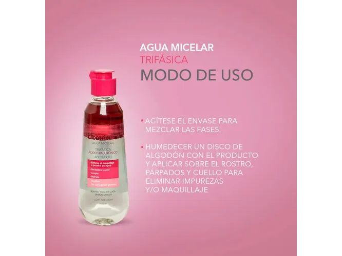 Cicatricure Agua Micelar Trifásica 200 Ml