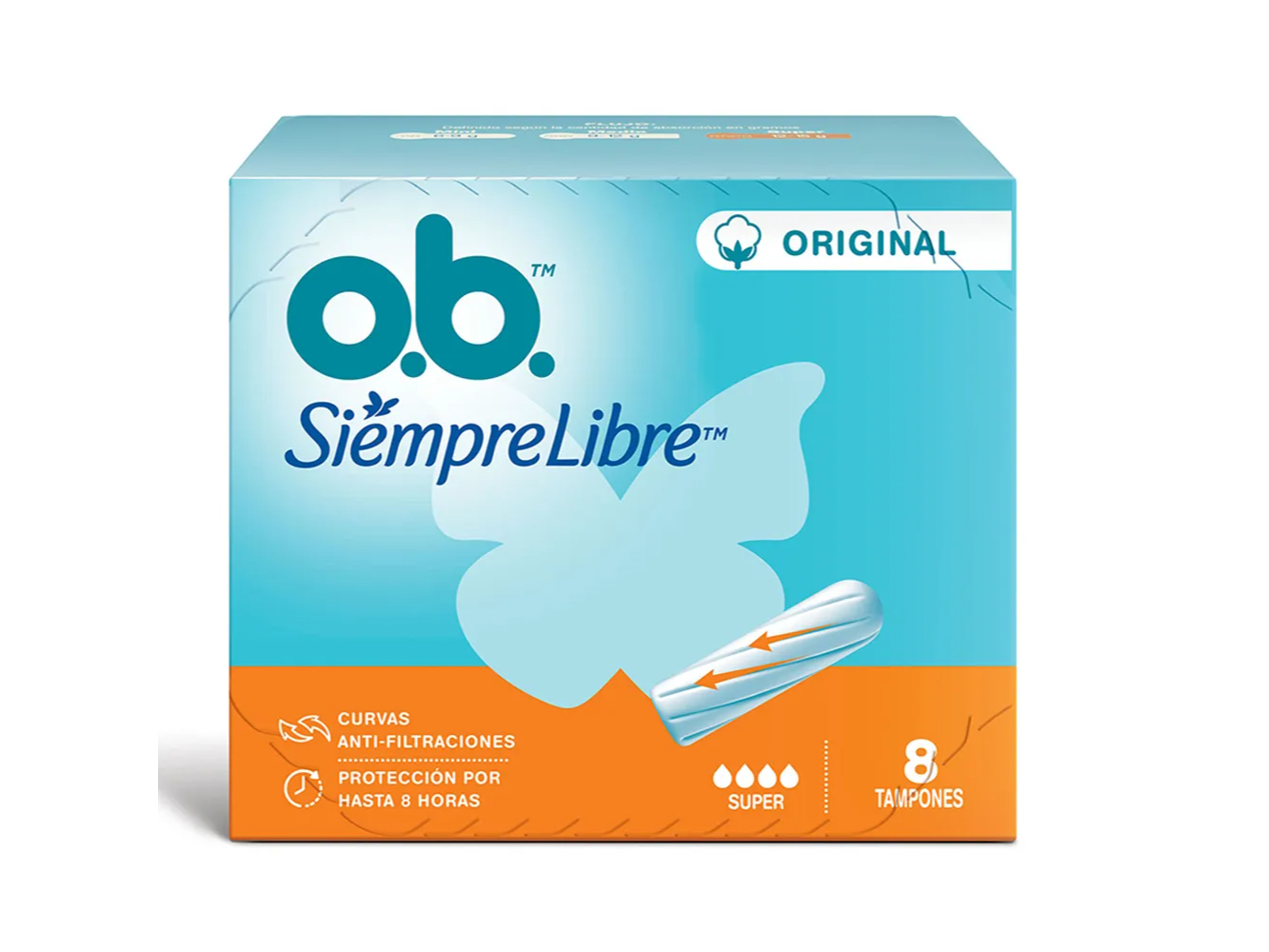 Tampones Ob Siempre Libre Super x 8 un