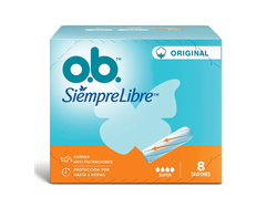 Tampones Ob Siempre Libre Super x 8 un