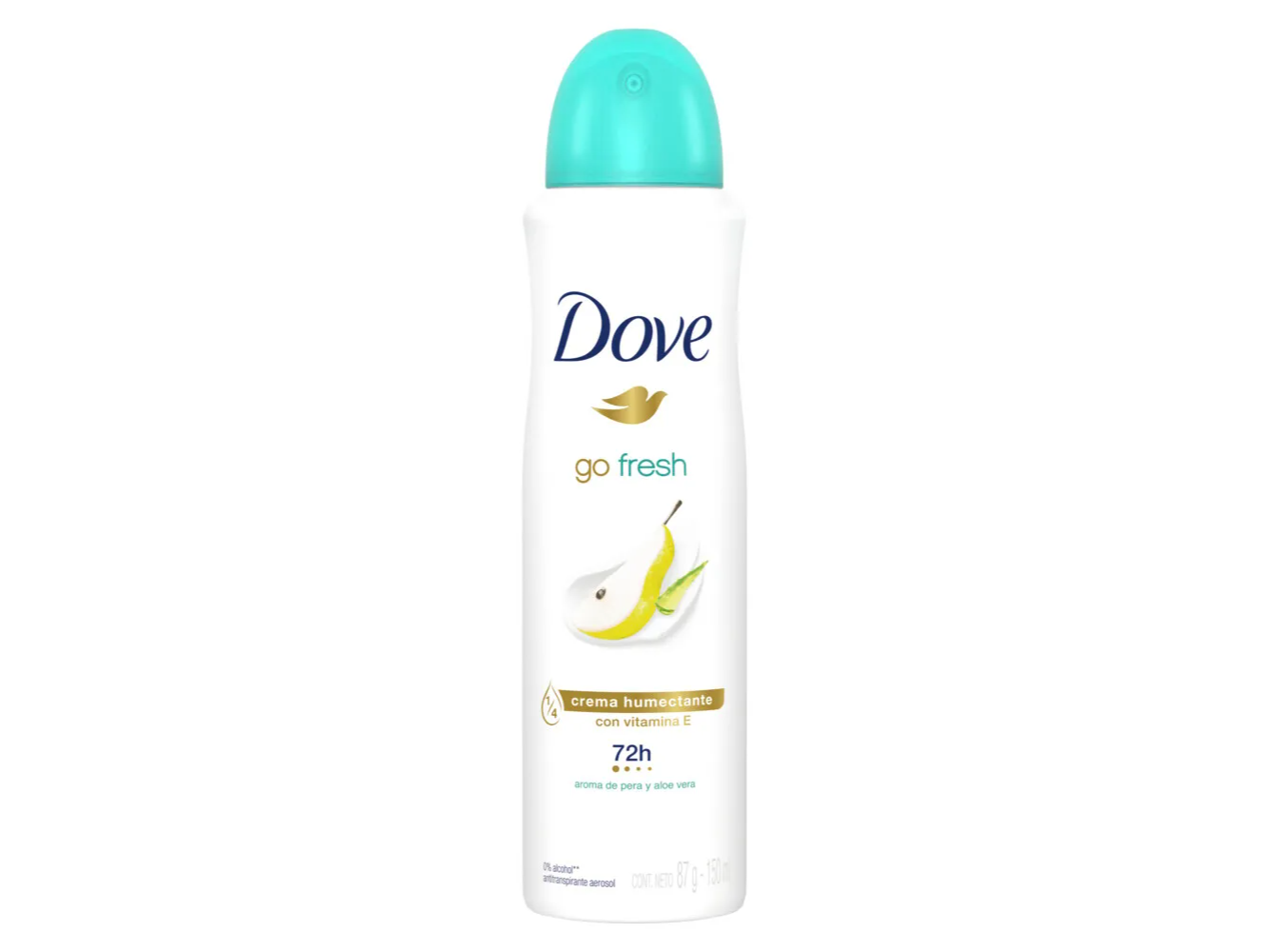 Desodorante Antitranspirante Dove Go Fresh Pera y Aloe Vera en Aerosol X150ML