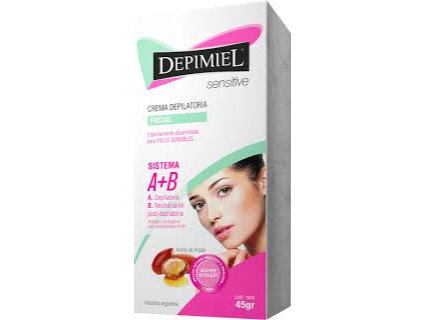 Crema Depilatoria Facial Piel Sensible x 45 gr Depimiel