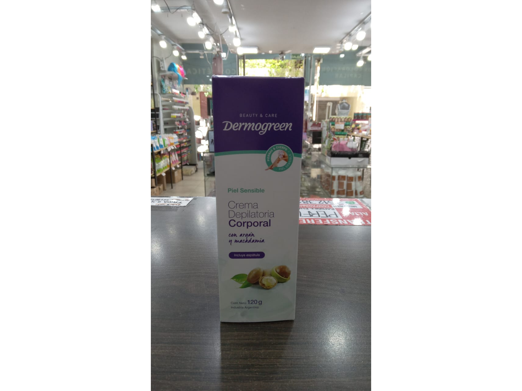 Crema depilatoria corporal DERMOGREEN