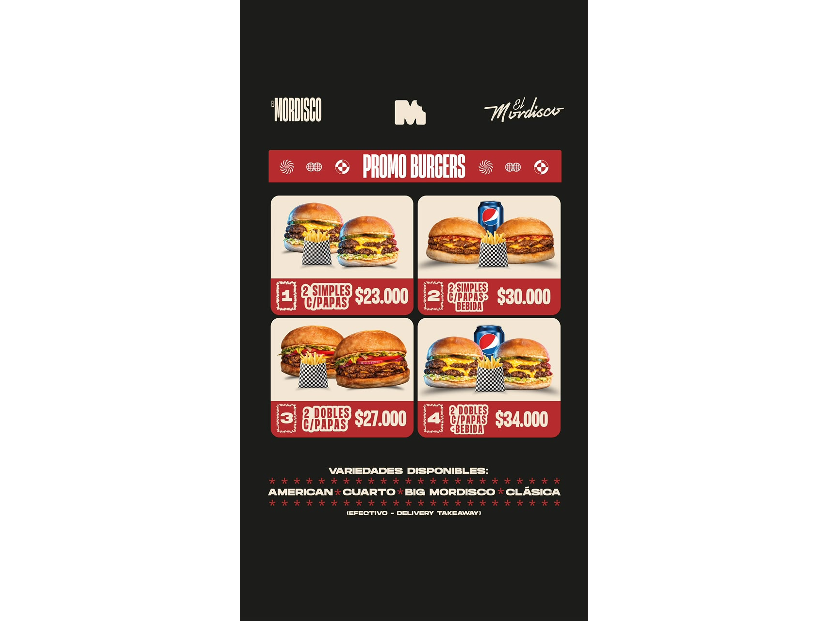 PROMOS BURGER BRODIS PARA COMPARTIR!