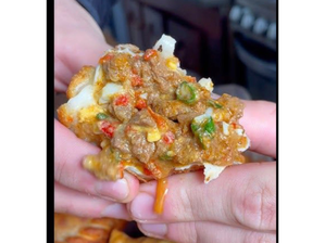 Empanada de carne (cortada a cuchillo) de Club Pizza TV