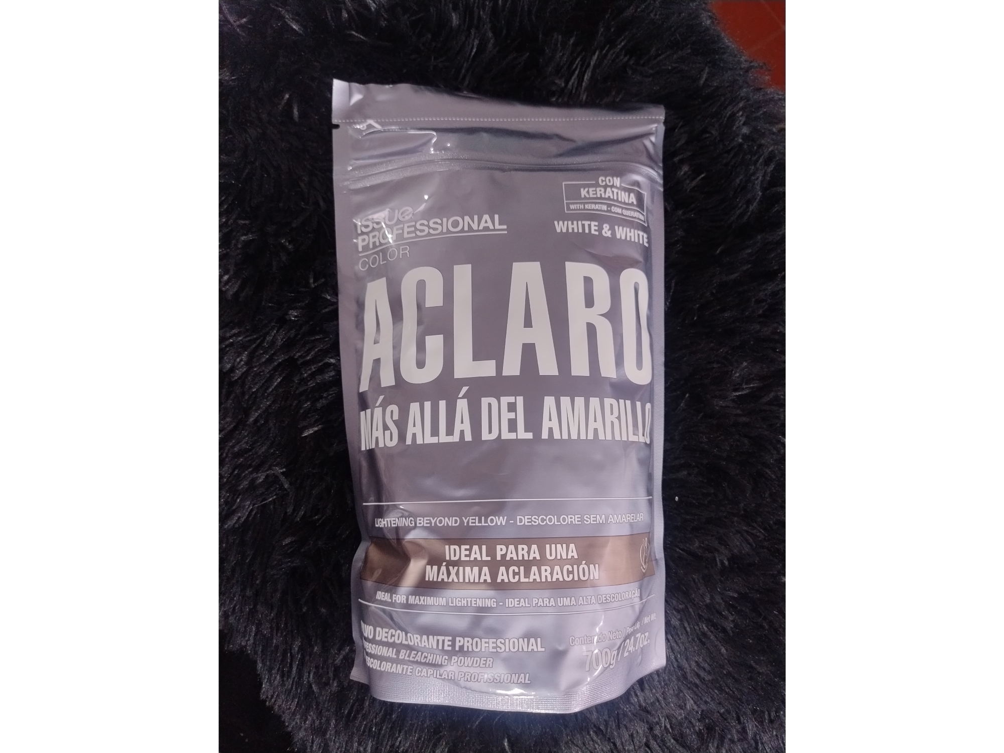 Polvo decolorante issue aclaro más allá de amarillo