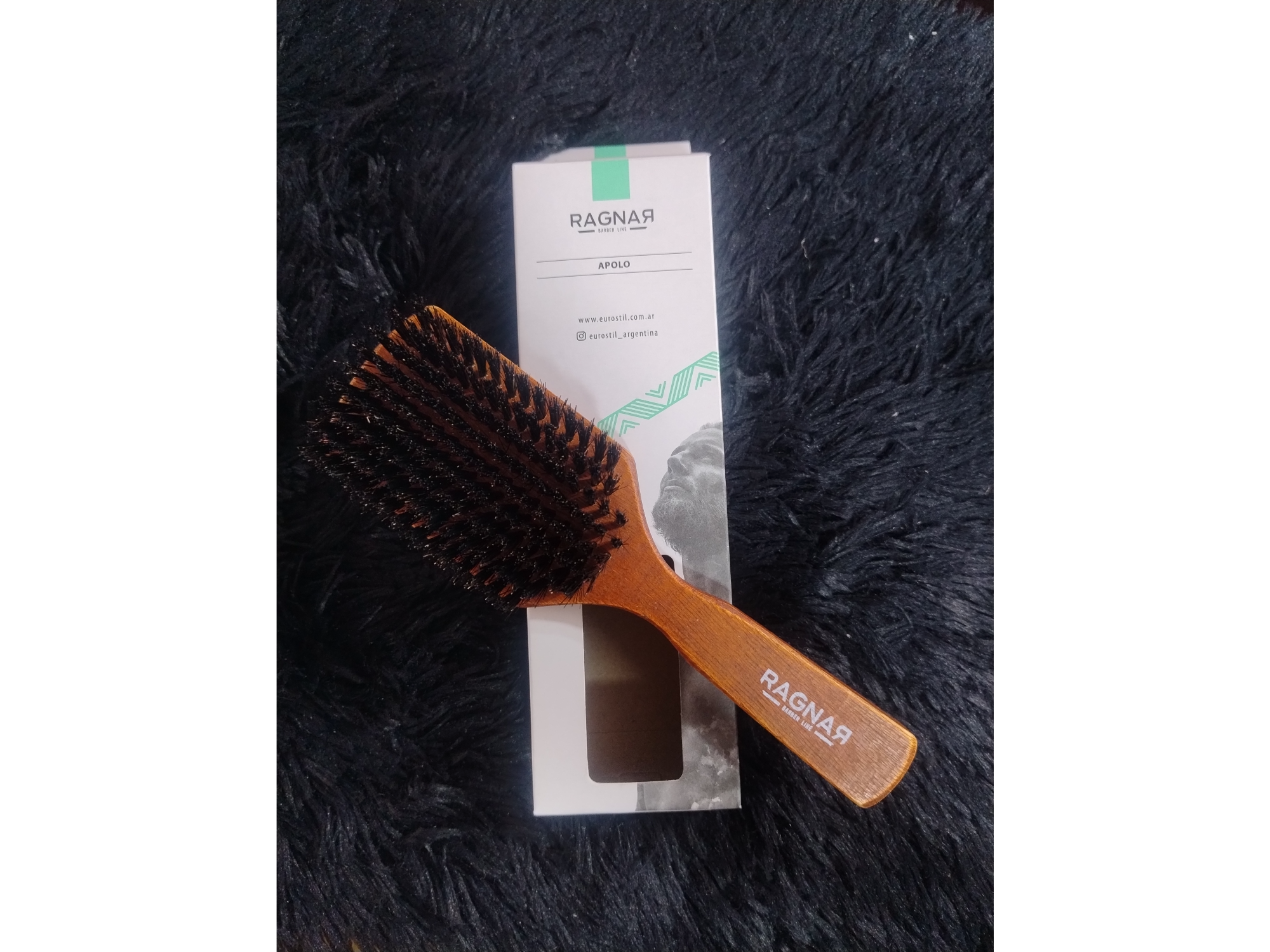 Cepillo barbero madera Apolo