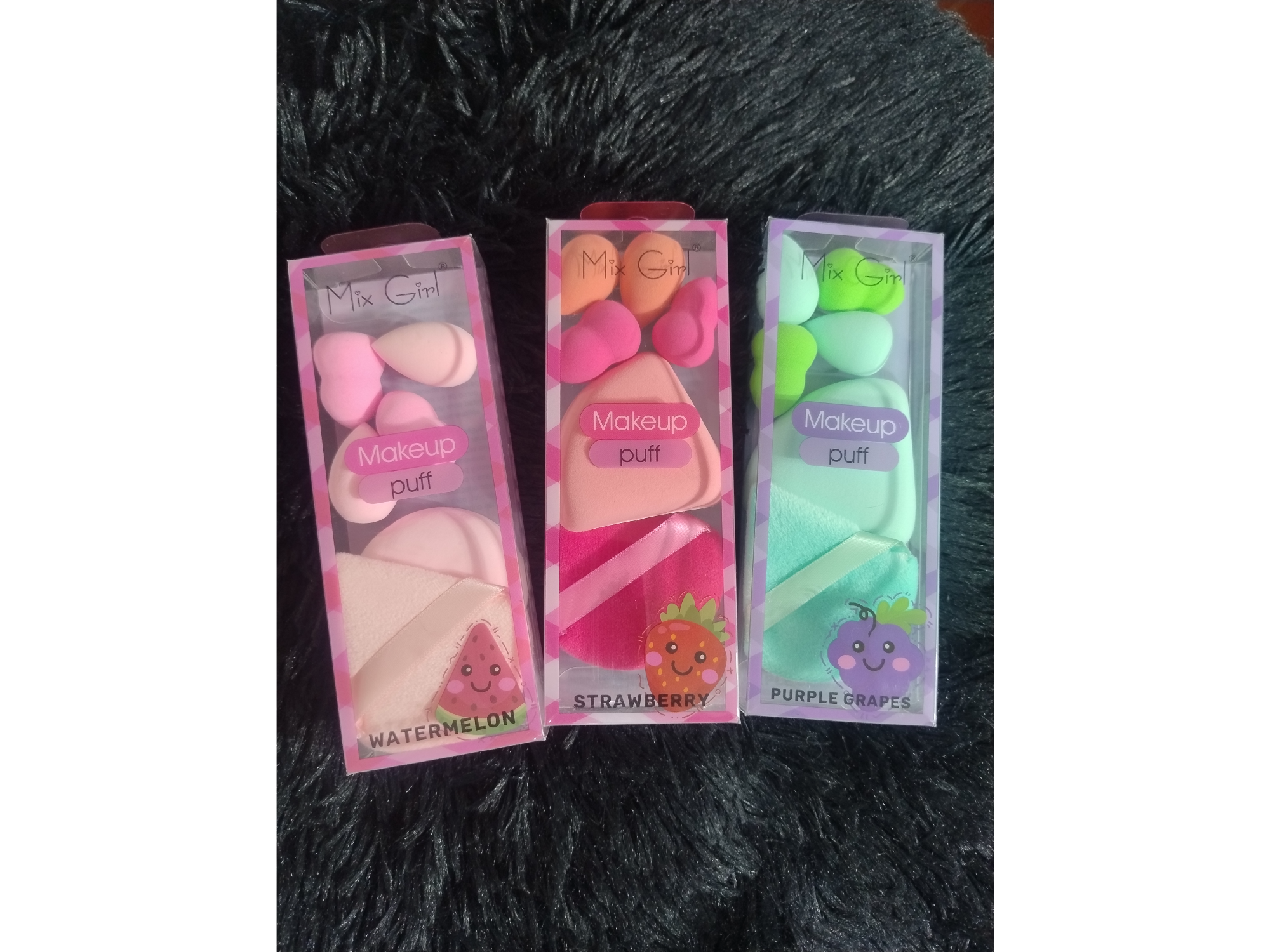 Set esponjas puff x 6u