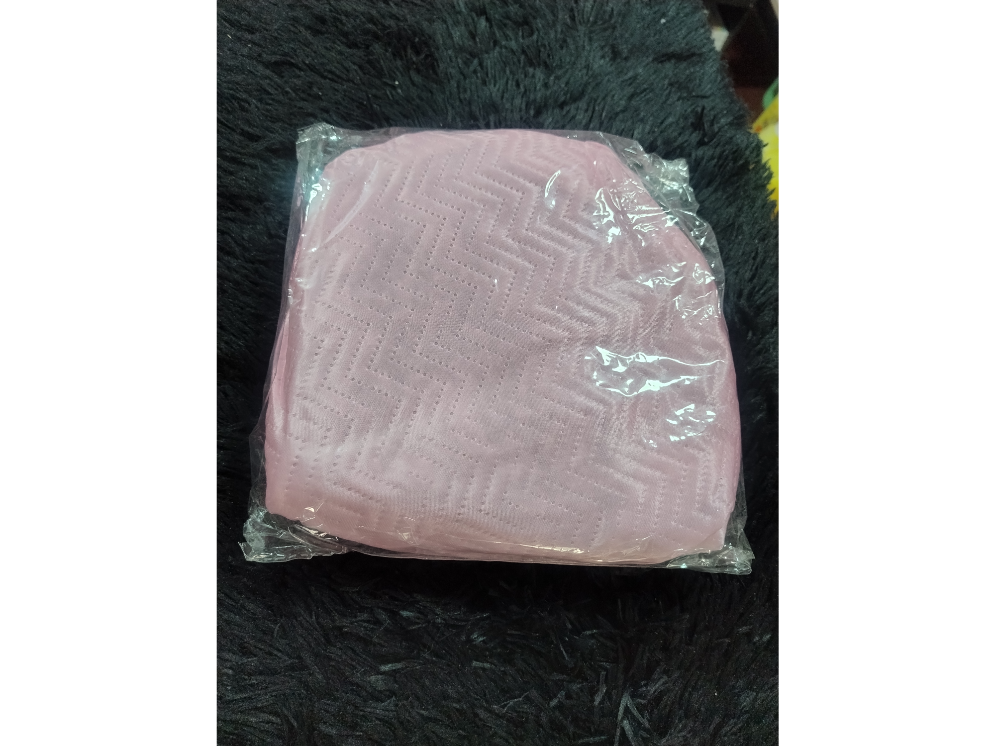 Gorro eléctrico rosa con cierre