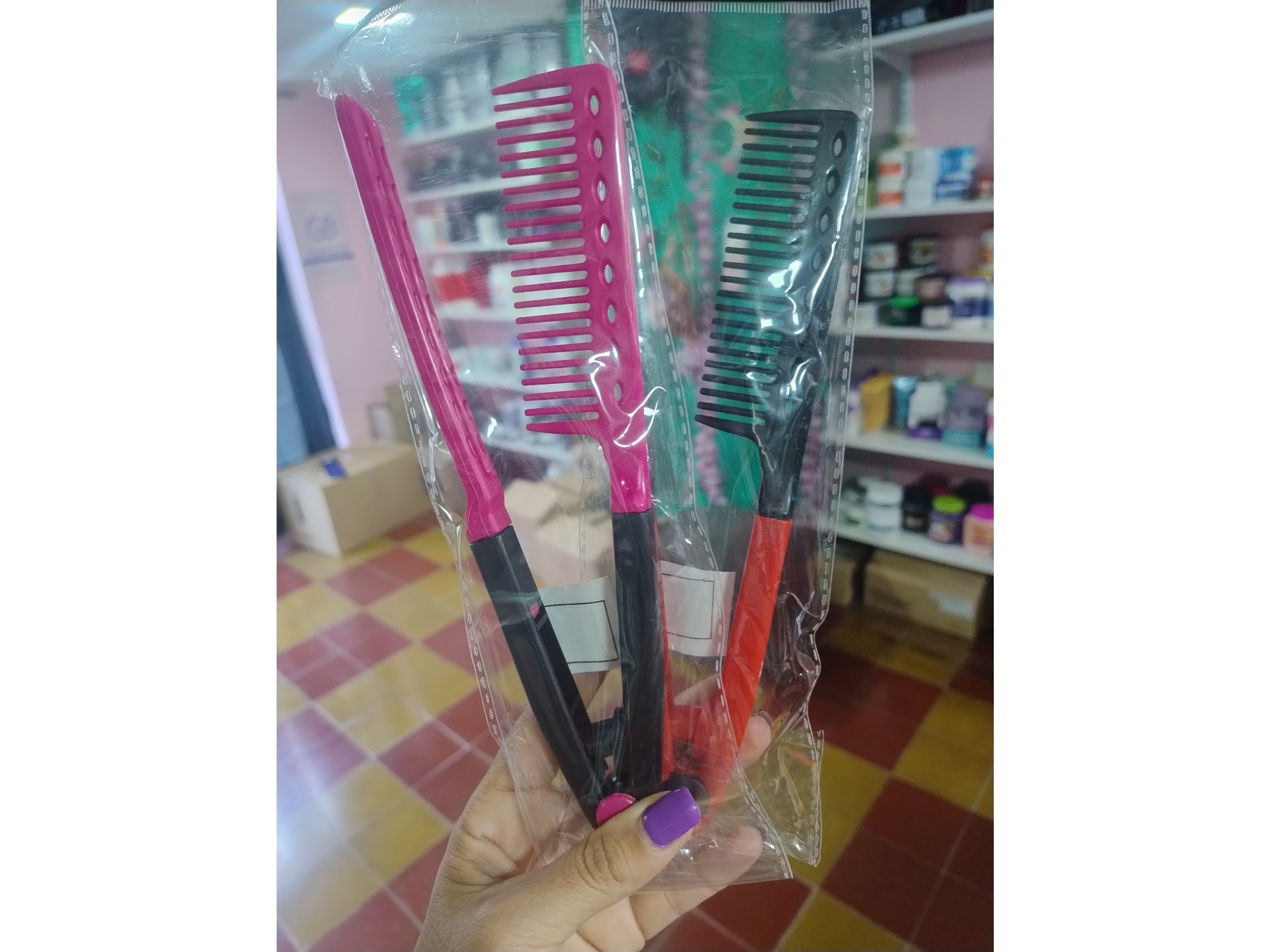 Peine doble para plancha