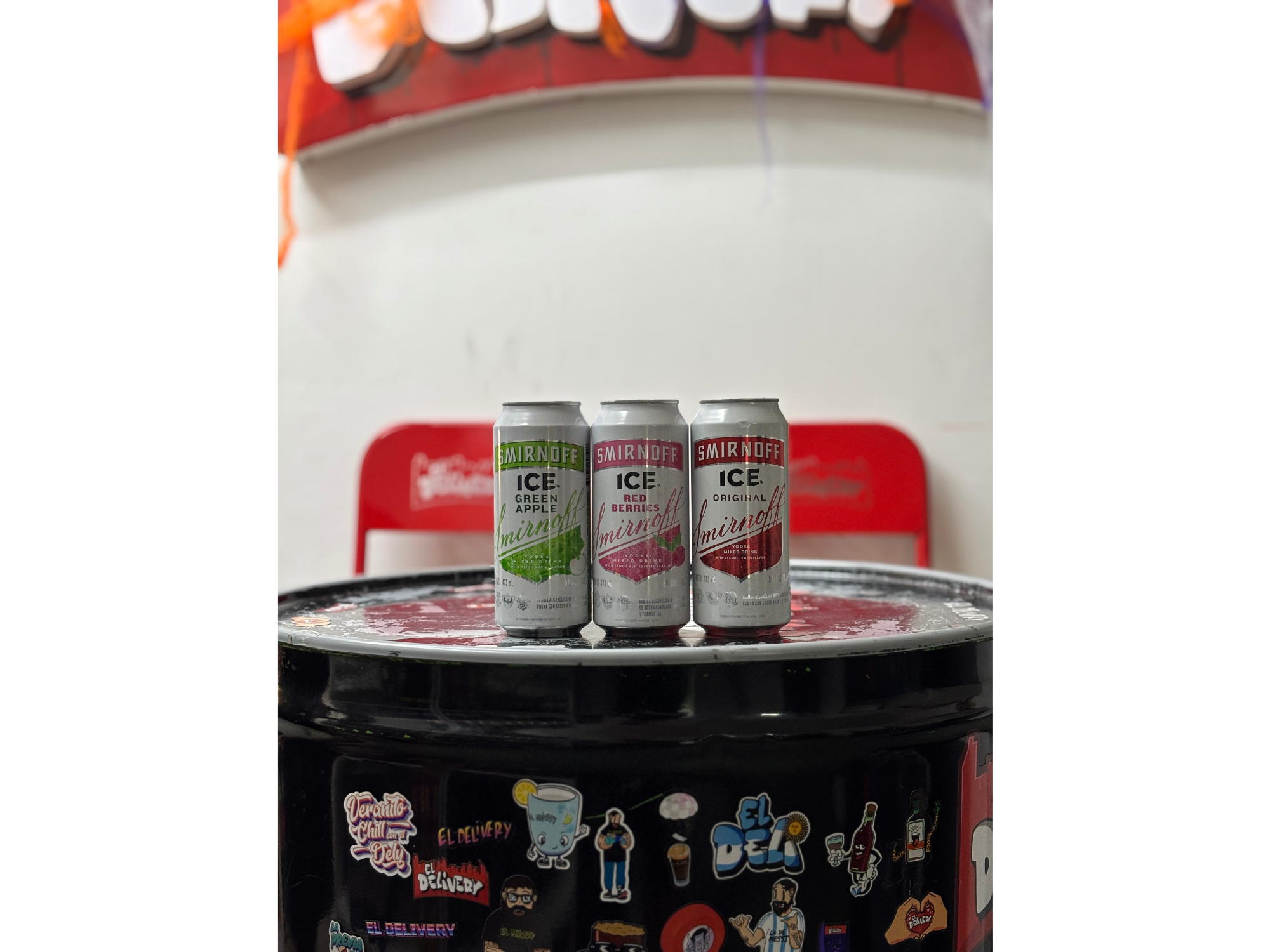 3 Smirnoff Lata 473cc