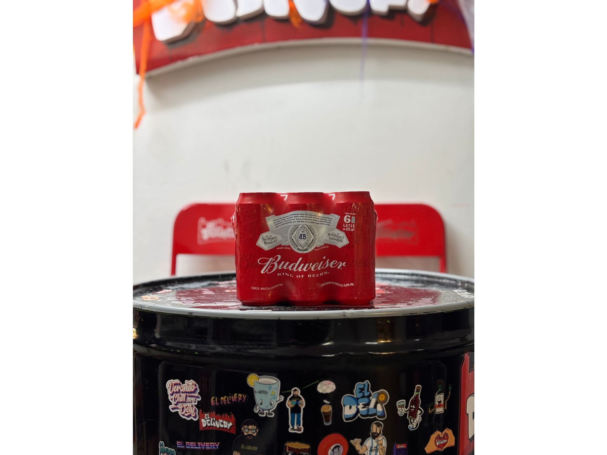 Six Pack Budweiser 473cc