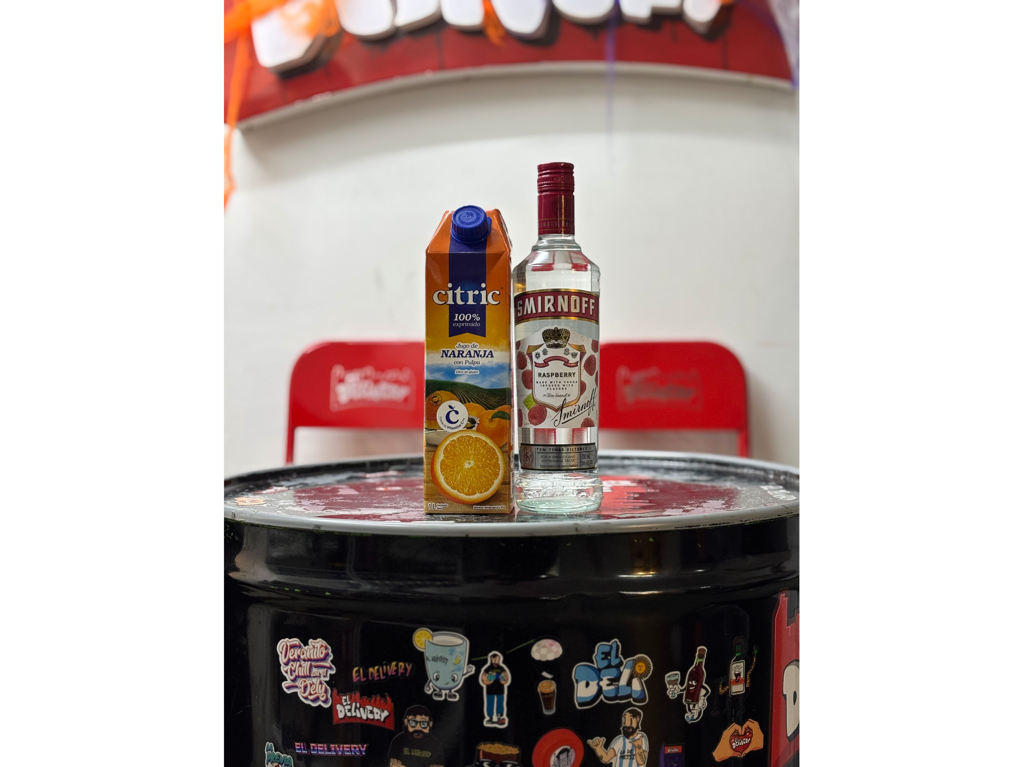 Smirnoff saborizado + Jugo Citric Naranja 1lt