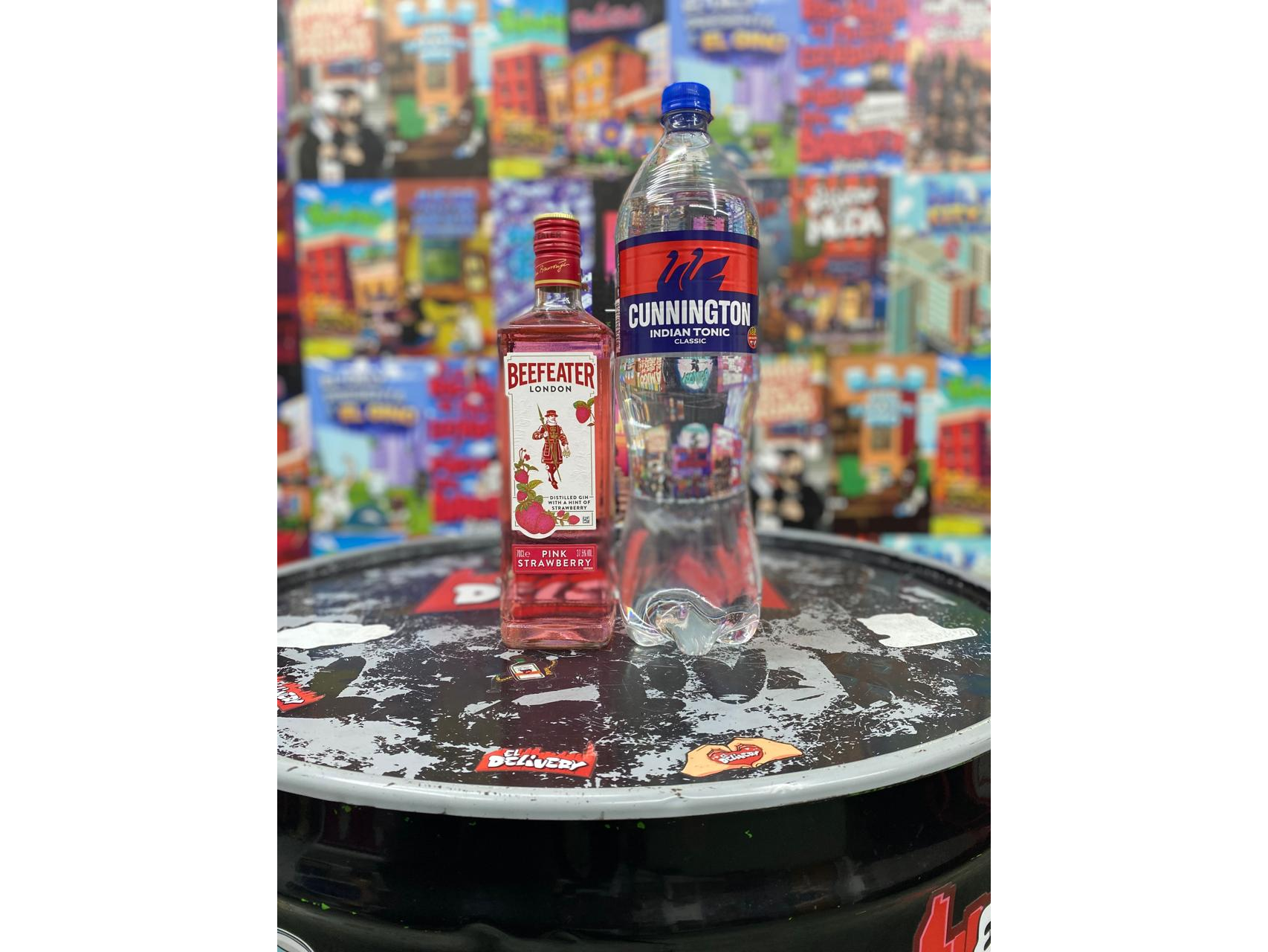 Beefeater Pink o BlackBerry 700cc + Tónica 1.5lt