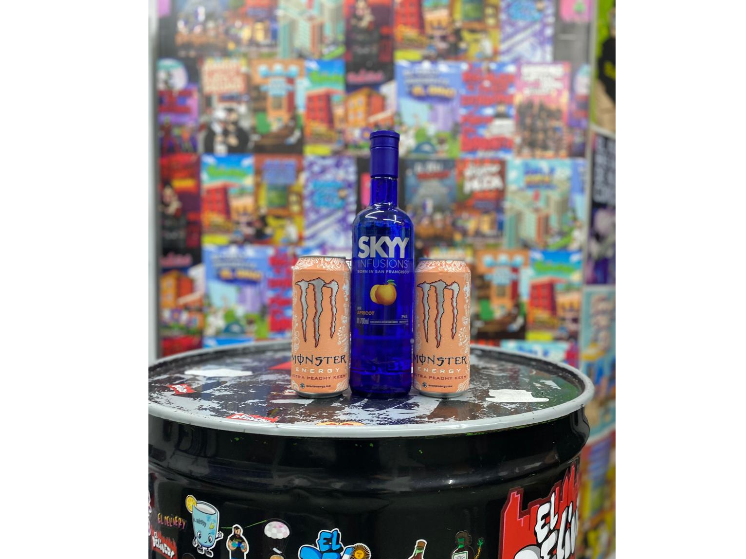 SKYY Saborizado + 2 Monster 473cc