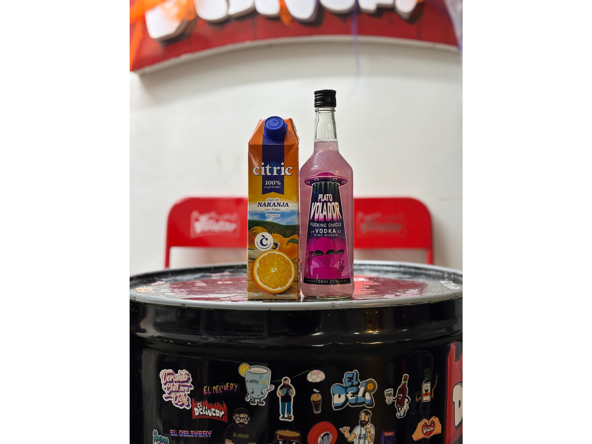 Plato Volador + Jugo Citric 1lt