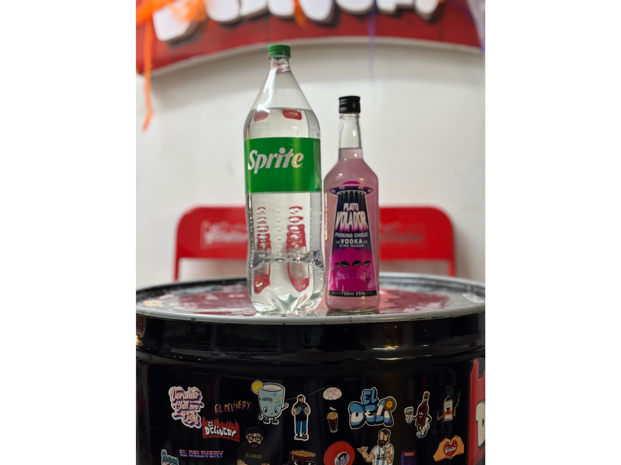 Plato Volador + Sprite 2.25lt