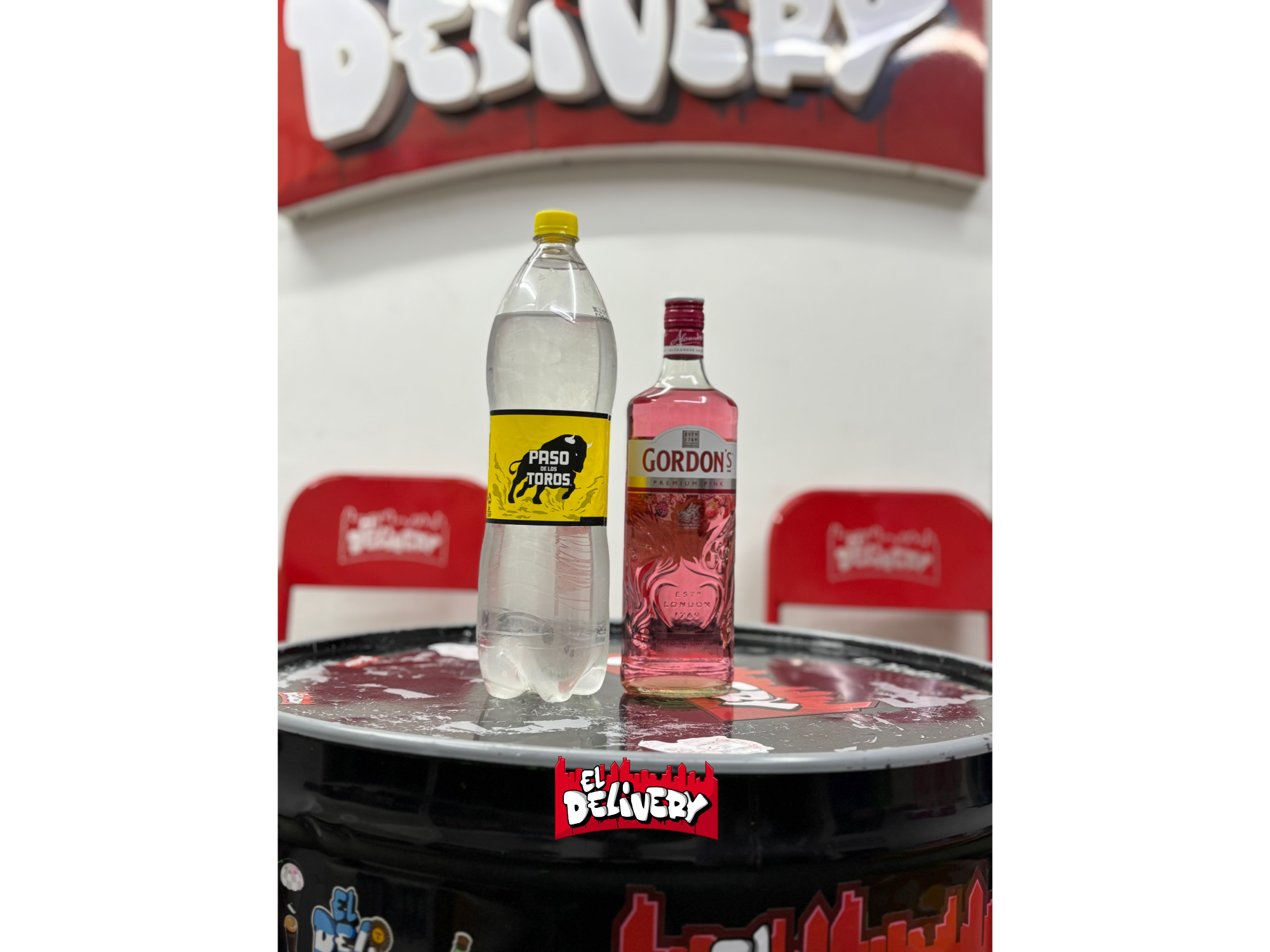 Gin Gordons Pink 700cc + Tónica 1.5lt
