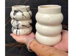 Jarron Nube de Ceramica