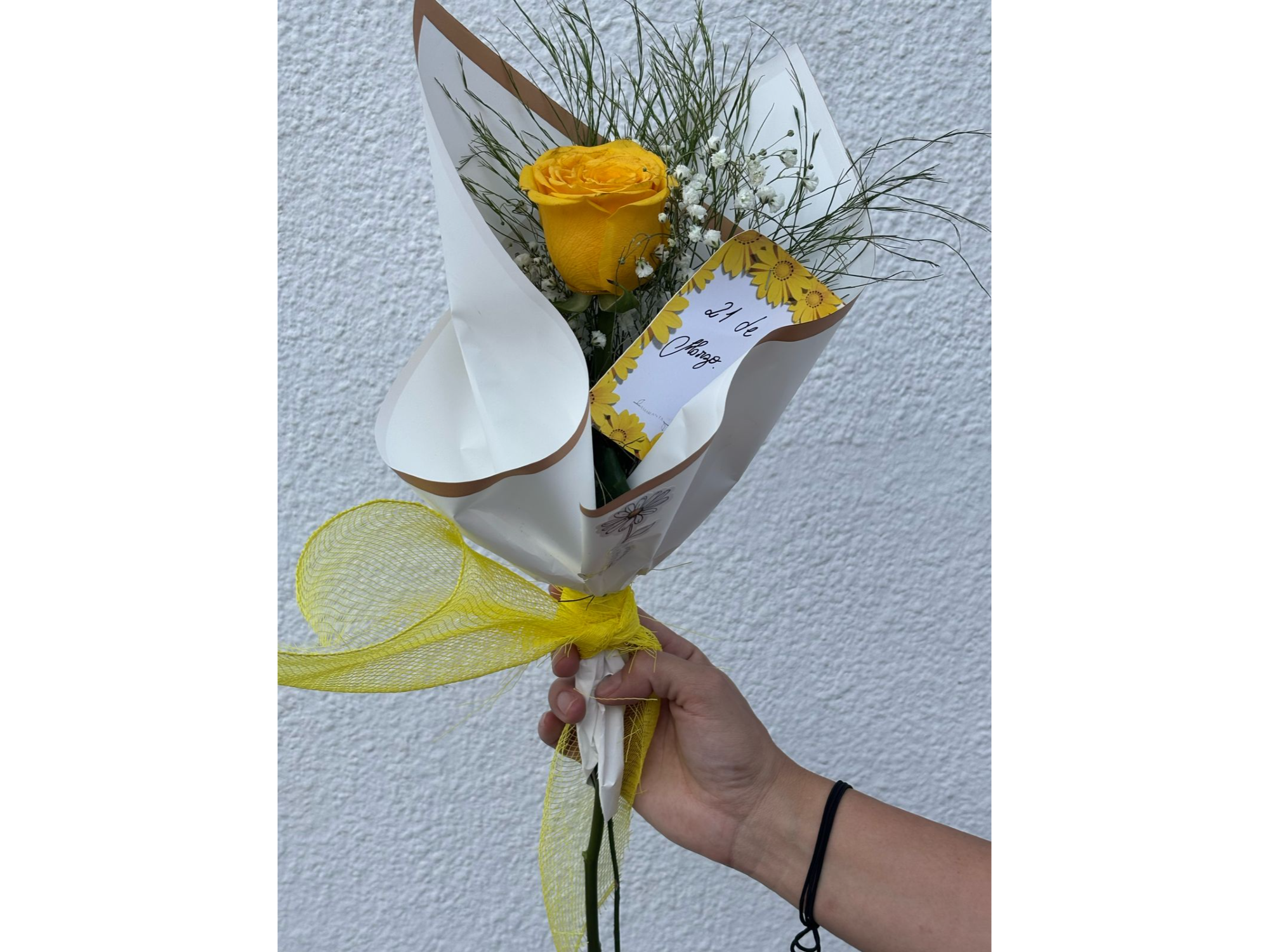 Ramo de 1 Rosa Amarilla
