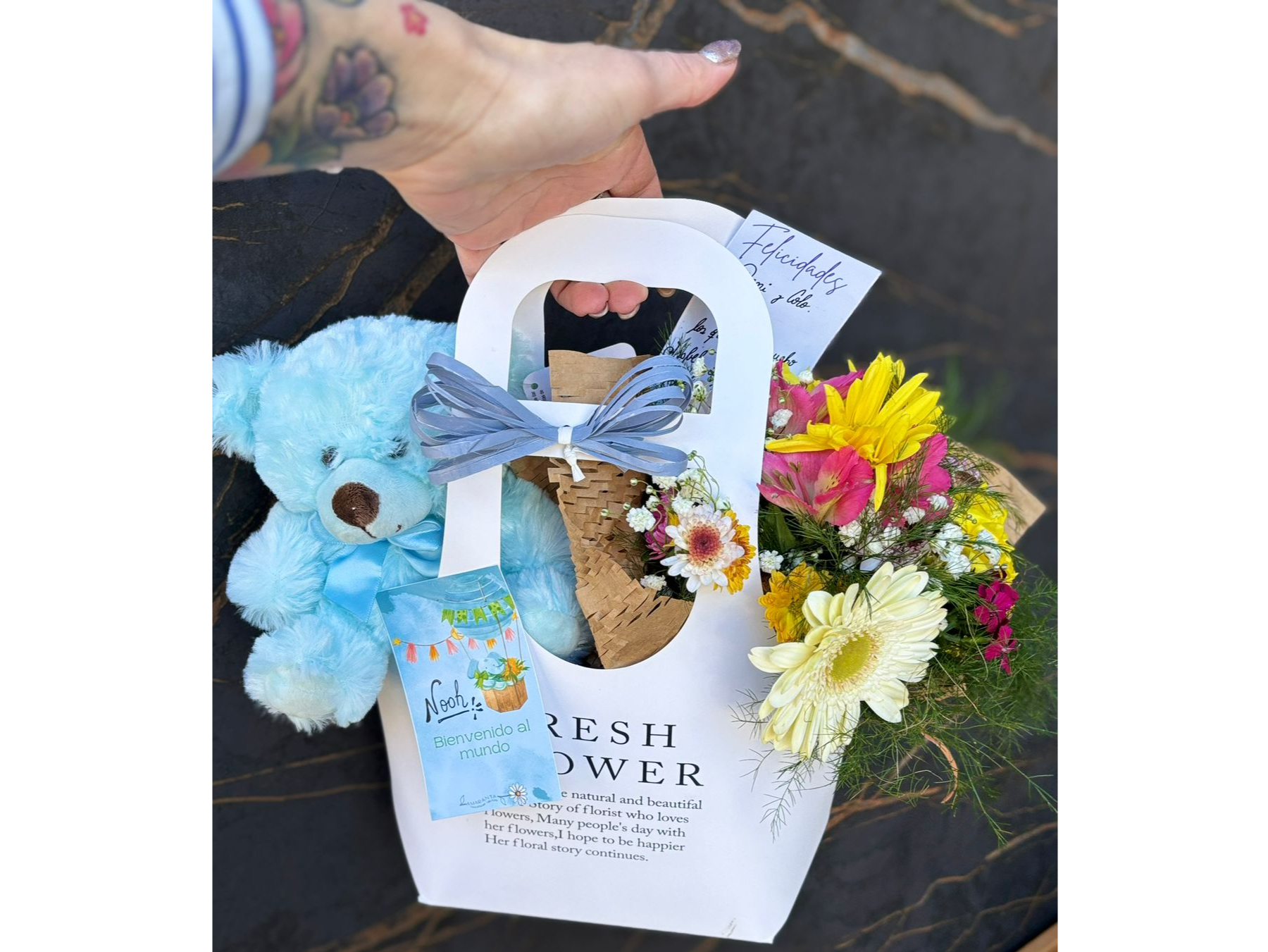 Bags con Flor y Peluche