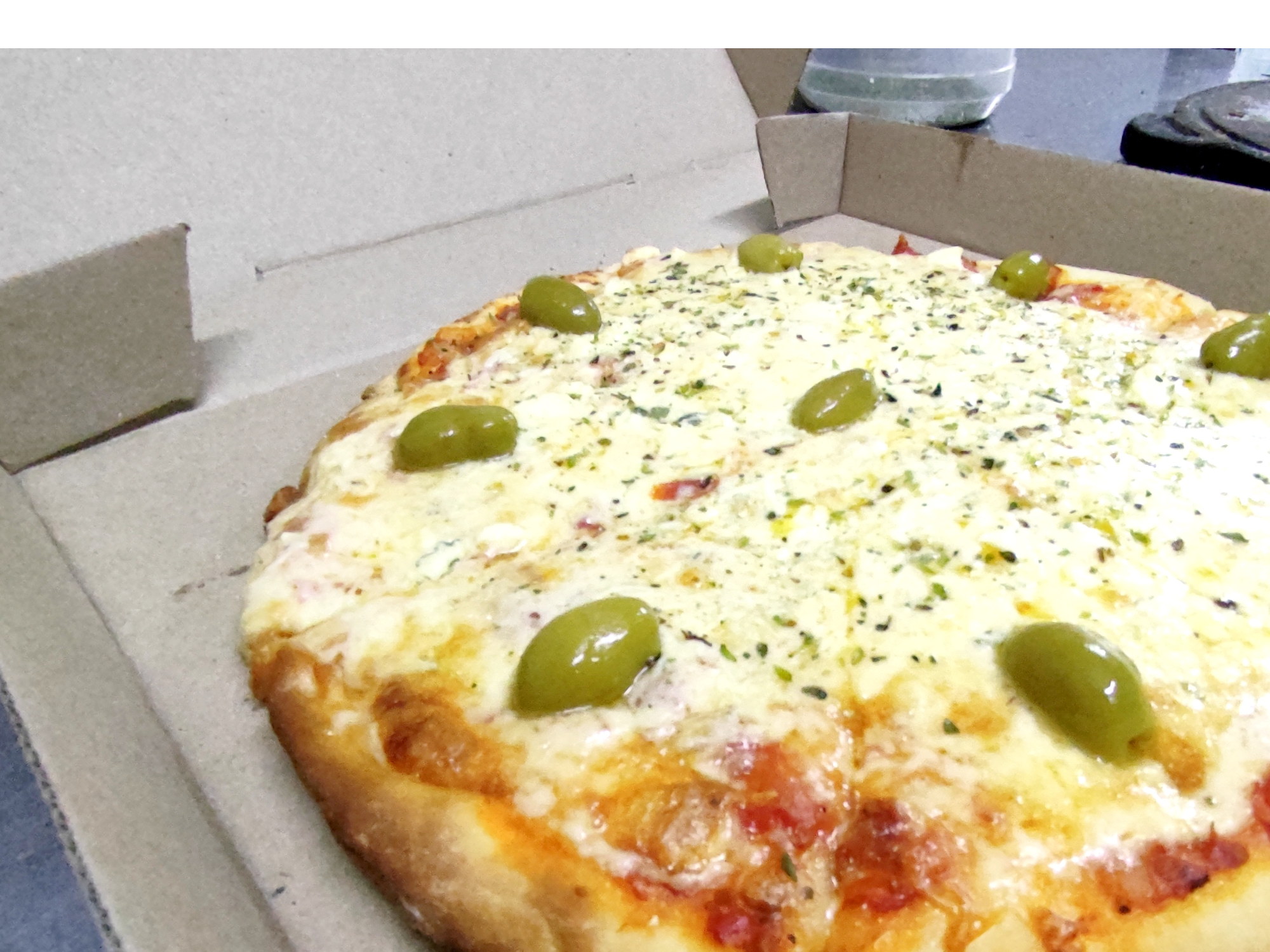 Dos pizzas muzzarella