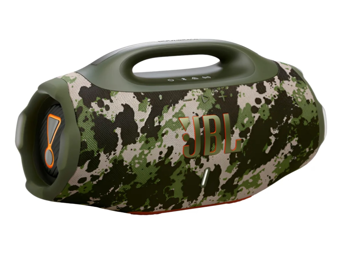 Parlante JBL Boombox 4 Bluetooth 210W Camuflado – Portátil Alta Potencia