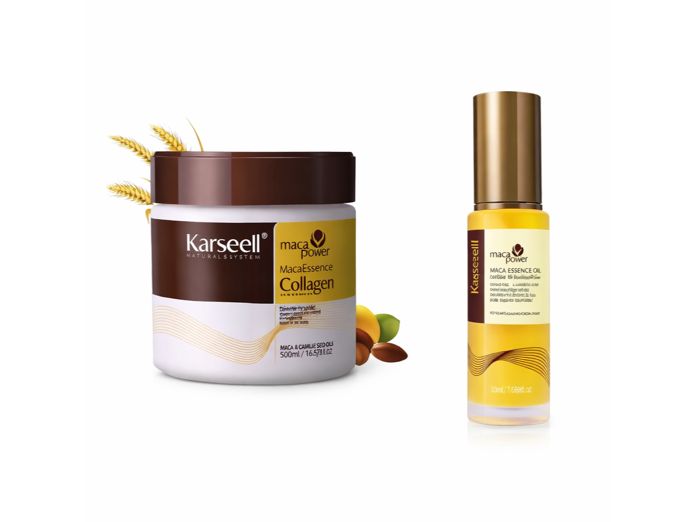 KIT KARSEELL MASCARA + OLEO REPARADOR PROFESIONAL 500ML