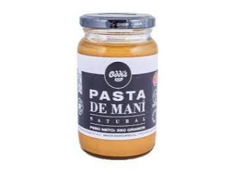 Pasta de mani natural x350grs ODDIS