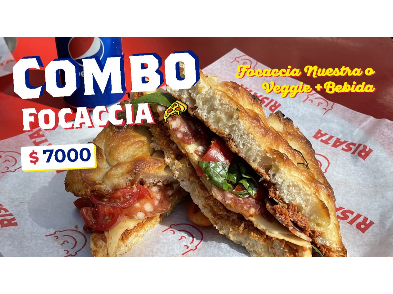 Combo Focaccia + Bebida