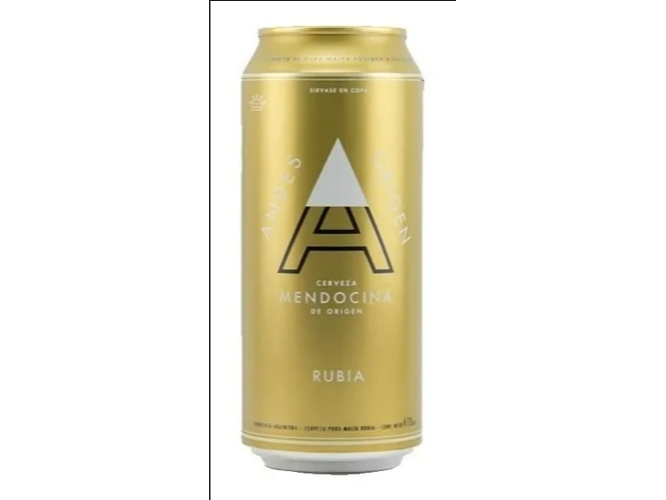 LATA DE ANDES ORIGEN RUBIA