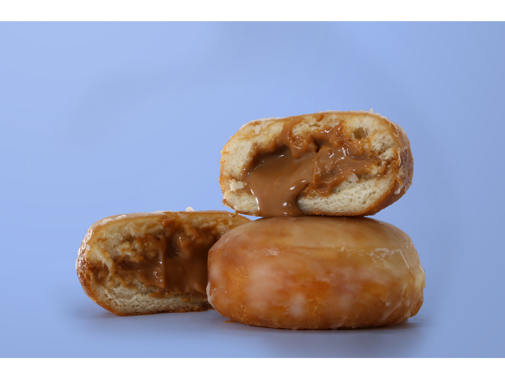Glaseada rellena de dulce de leche