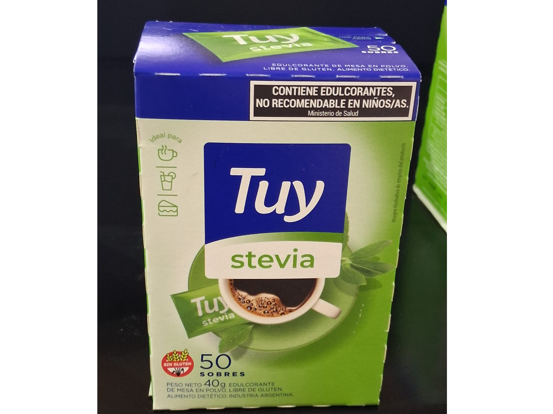Tuy Stevia en sobres sin tacc