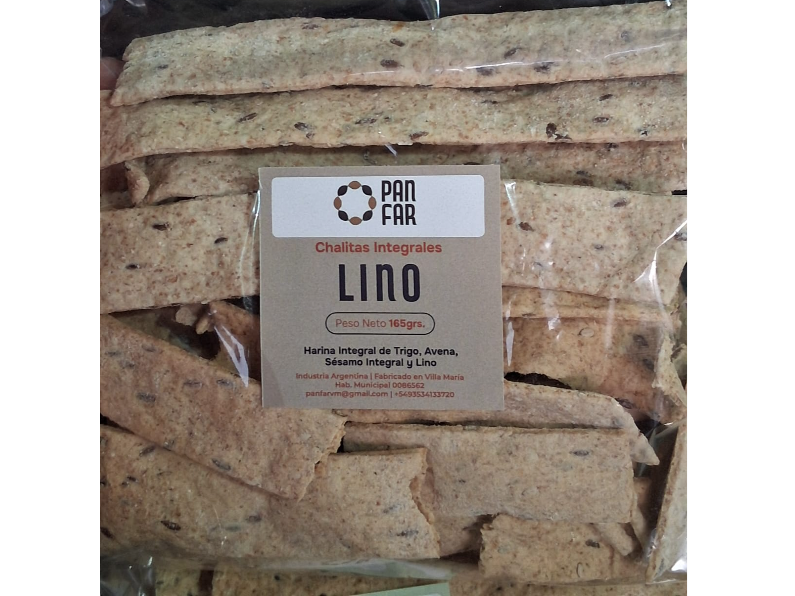 Fajitas integrales de lino
