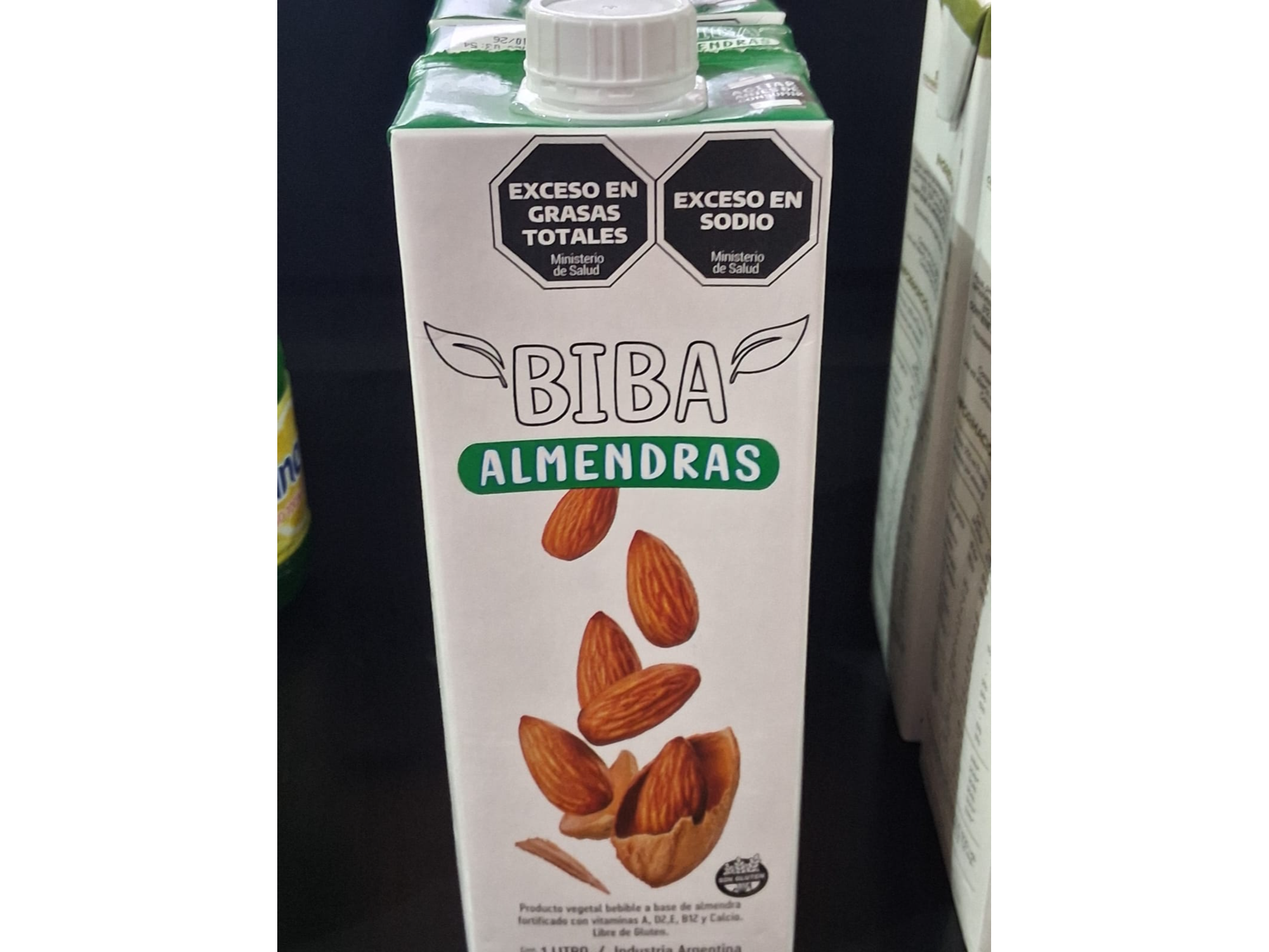 Leche de almendras Biba