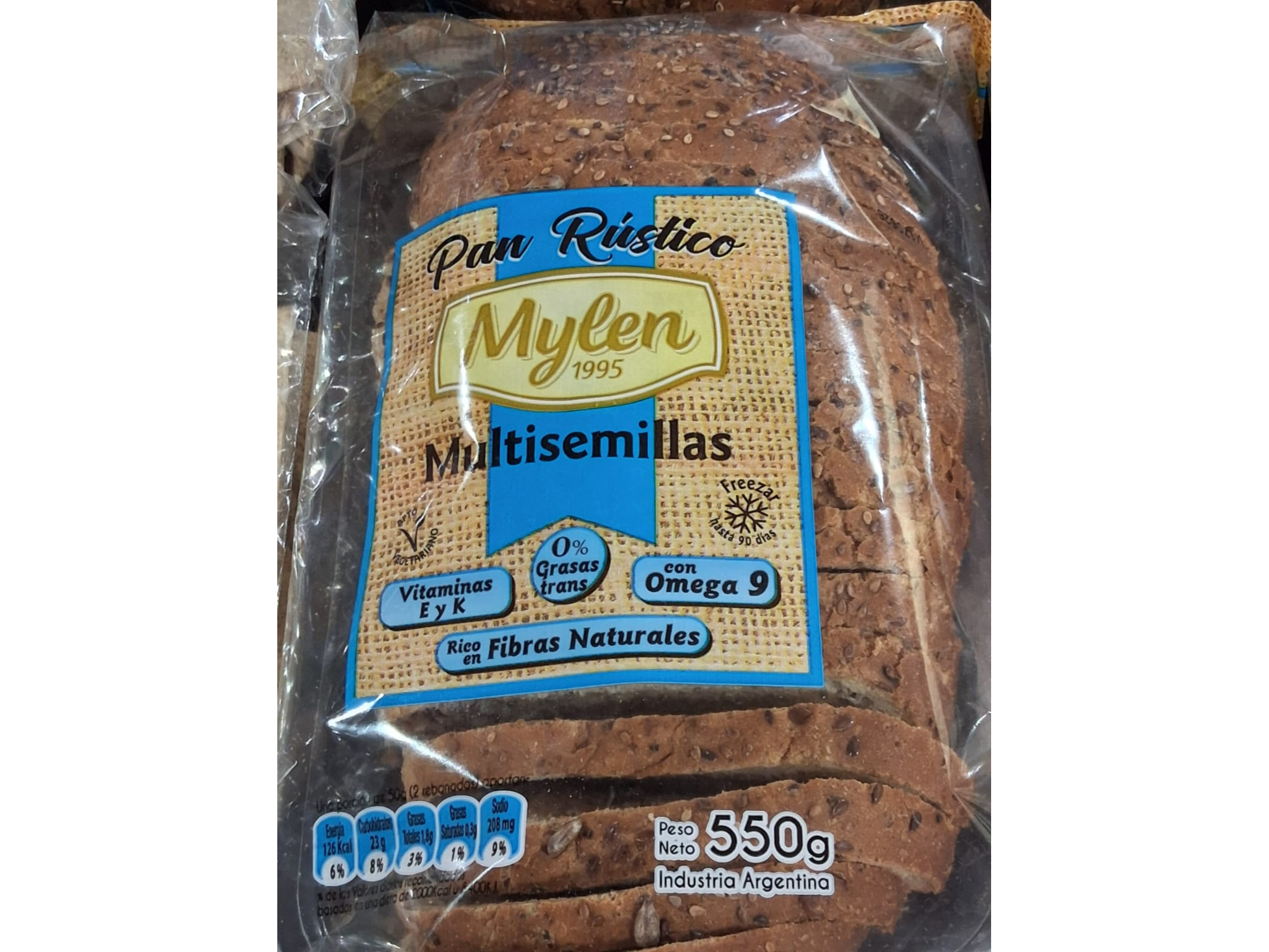 Pan rústico multisemillas Mylen