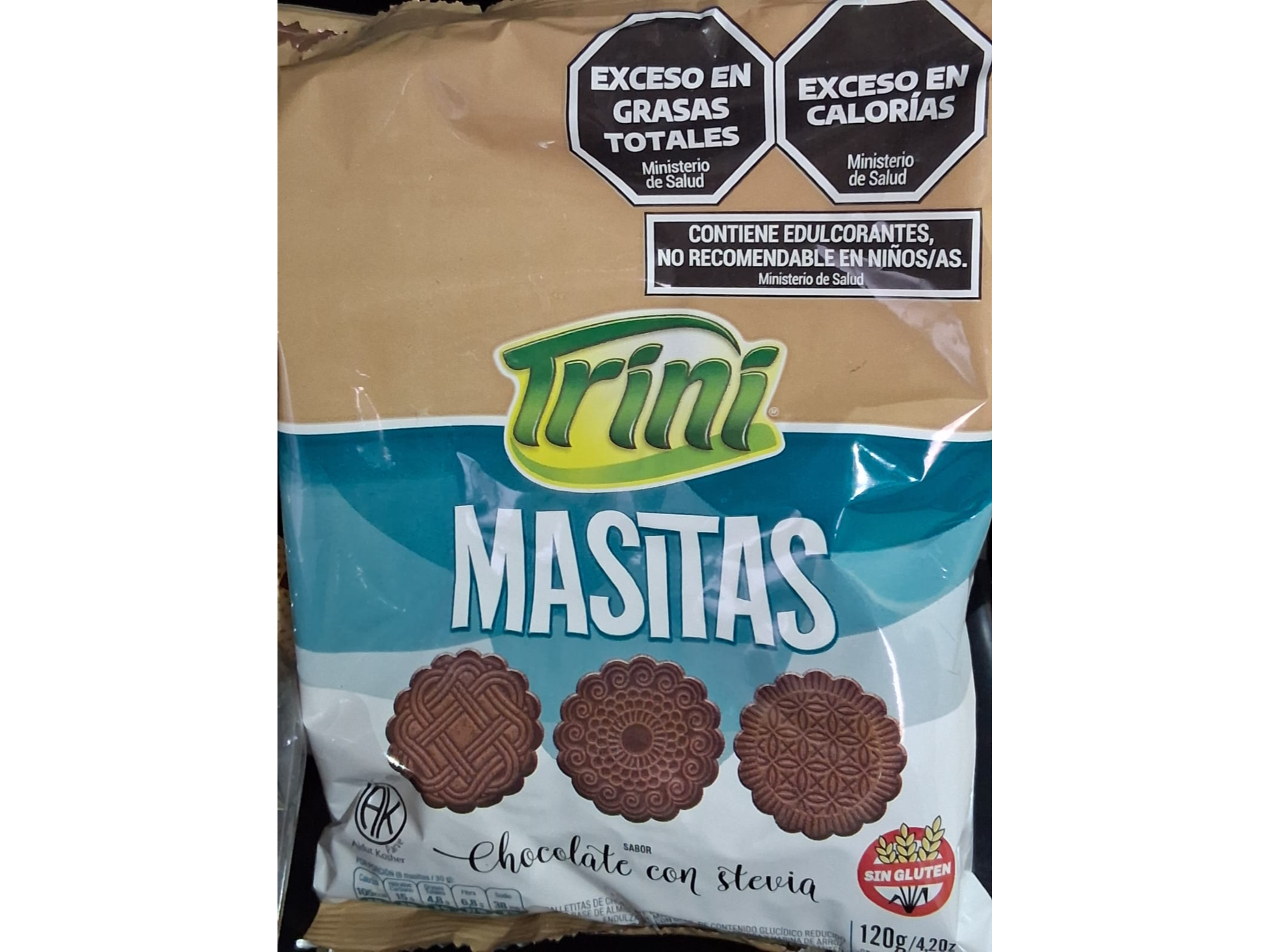 Galletas  chocolate sin tacc