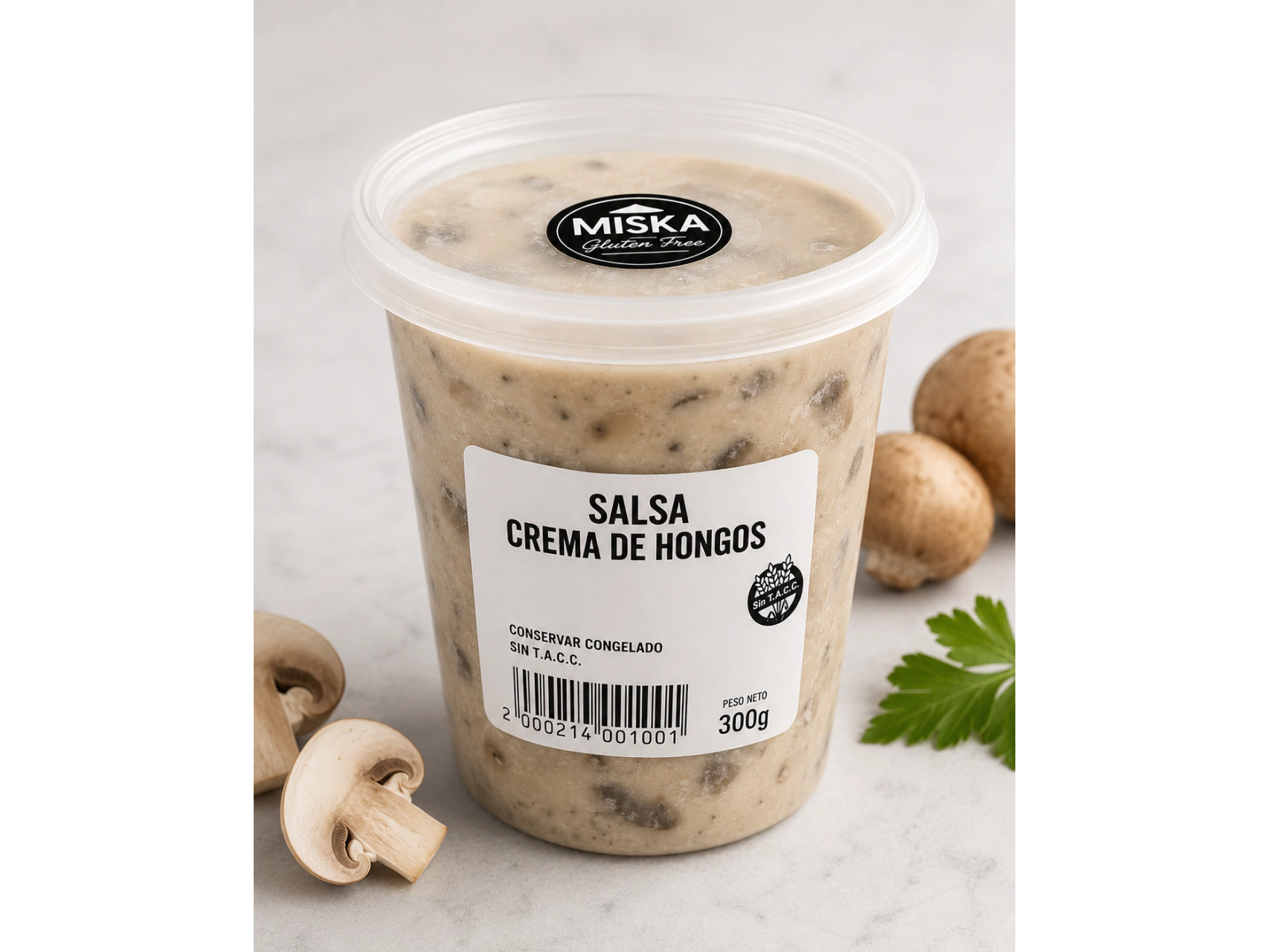 Salsa de hongos Sin Tacc