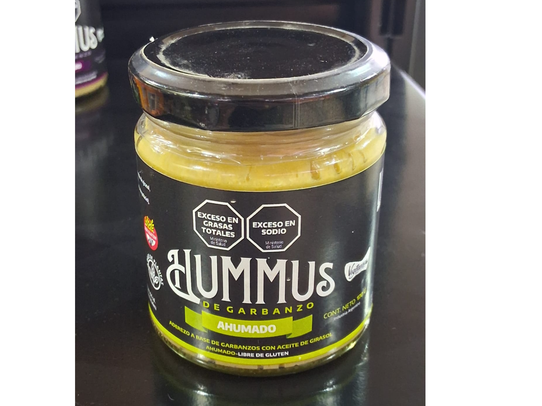 Hummus de garbanzo ahumado vegetanesa