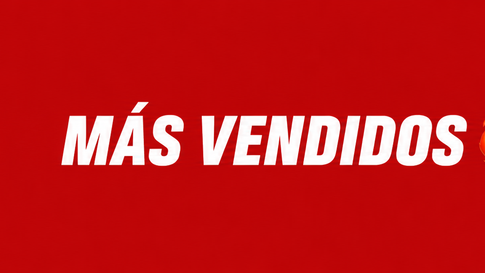 MÁS VENDIDOS