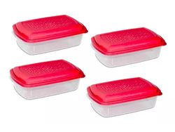 CONTENEDOR RECTANGULAR ULTRA X 4 UNID (Art. 74)