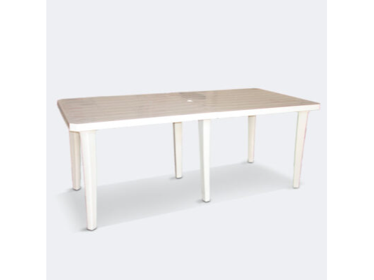 MESA RECT. 6 PATAS 1,80 X 0,80 CM.(Art. 1076)