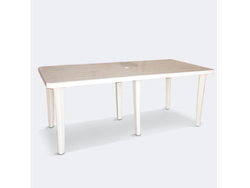 MESA RECT. 6 PATAS 1,80 X 0,80 CM.(Art. 1076)