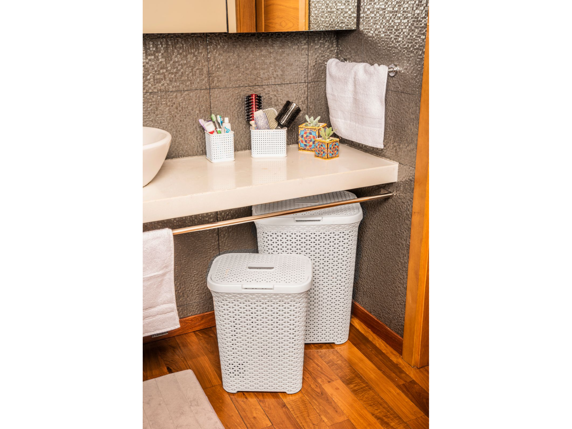 CESTO RATAN MEDIANO 30 L. (37.5 X 27.5 X 47.5 CM) (Art.968)