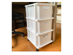 CAJONERA RATAN X 3 CAJONES C/RUEDAS (Art.8727)